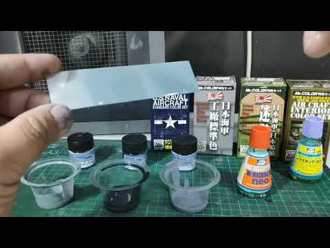 DEMO M132 MASKING SOL NEO dan C682 US NAVAL AIRCRAFT COLOR SET