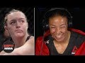 Aspen Ladd was rocked bad - Germaine de Randamie feels fight was over | UFC Fight Night | ESPN MMA