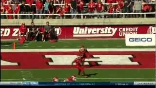 Reggie Dunn returns kickoff against Washington State