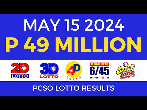 Lotto Result Today 9pm May 15 2024 Complete Details