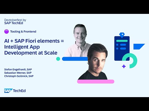 🟣 AI + SAP Fiori elements = Intelligent App Development at Scale
