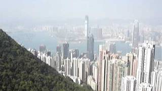 preview picture of video 'View from Peak Tram in Honk Kong'