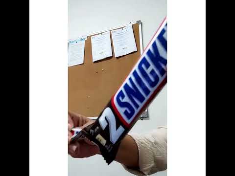 DOUBLE SNICKERS CHOCOLATE /#shorts #asmr #satisfying #yummy #double #snacks #trending