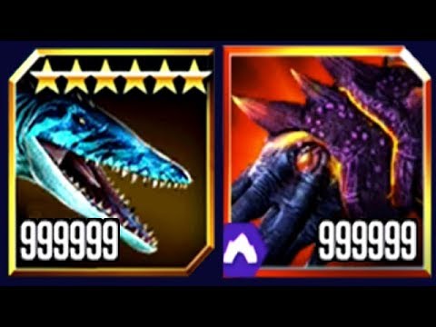 LEVEL 999999 MOSASAURUS vs KRAKEN 18 BOSS (JURASSIC WORLD)