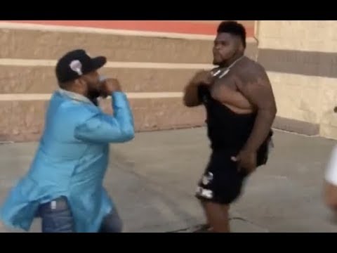 ITS NOT THAT SERIOUS! Fatboy SSE Almost Fights Queenz Flip For Ripping His Versace Shirt
