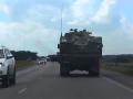 Русские танки с Ростова-на-Дону едут на границу с Украиной. 
