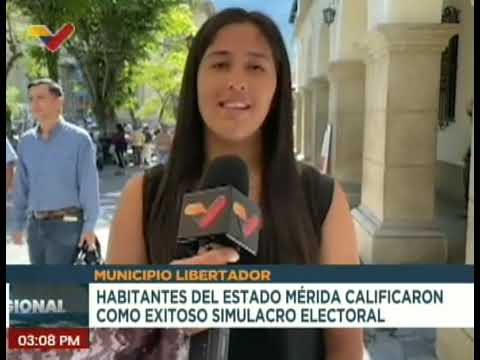 Mérida | Habitantes del municipio Libertador expresan su opinión sobre el Simulacro Electoral  2023