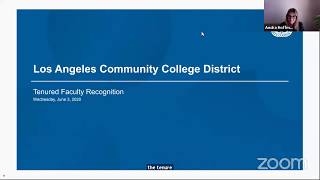 LACCD Board of Trustees - Tenure Recognition
