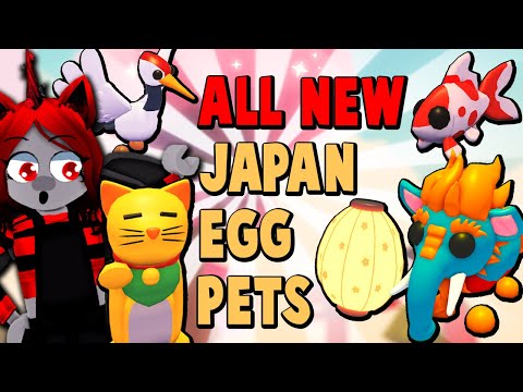 I HATCHED ALL *12 NEW* JAPAN EGG PETS in Adopt Me!  Roblox