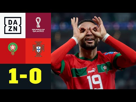Marokko schreibt Geschichte! Das Märchen geht weiter: Marokko - Portugal 1:0 | WM 2022 | DAZN