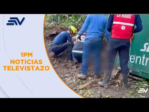Hombre murió en La Maná tras ser sepultado por un deslave | Televistazo| Ecuavisa