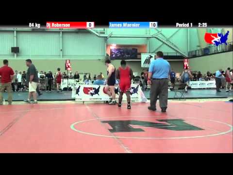 Dj Roberson vs. James Mannier at 2013 ASICS University Nationals - FS