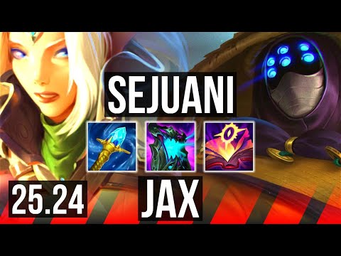SEJUANI vs JAX (TOP) | Good KDA: 8/1/4 | KR Master | 25.24