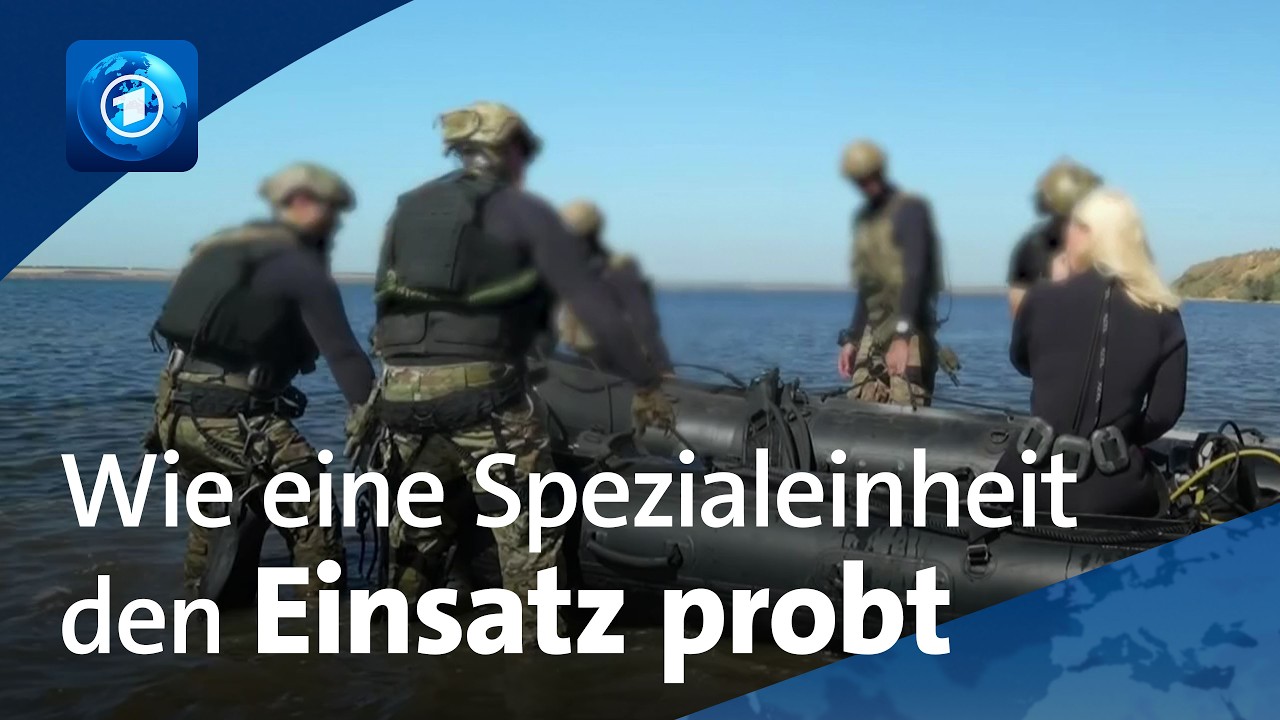 „Im Wasser gibt es keinen Ort, zu dem man fliehen kann“ – Ukrainische Spezialeinheit übt Einsatz