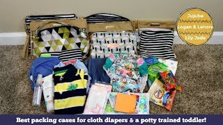 Best packing cases for cloth diapers & potty trained toddler