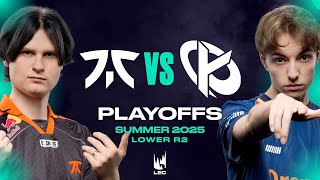 FNATIC vs KC, LE MATCH LE PLUS IMPORTANT DE L'HISTOIRE DE LA KARMINE (LEC Summer 2025)