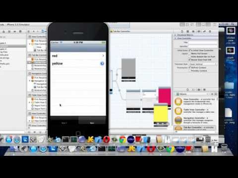 Xcode 4.3 IOS5.1 Table View Controller With Cell Views, Navigation Controller, Storyboard Part 2
