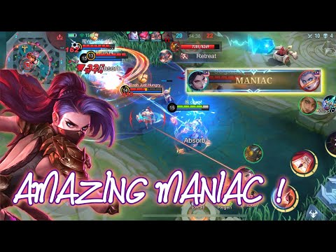 AMAZING MANIAC ! HANABI - MLBB - SOLO RANK -