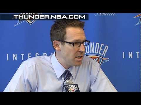 Thunder GM Sam Presti on season.