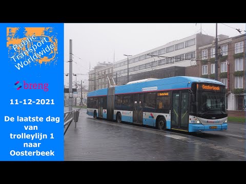 De laatste dag van trolleylijn 1 naar Oosterbeek