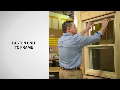 Installing combination units on double-hung windows