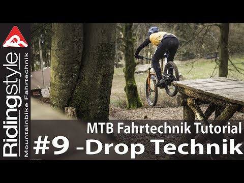 MTB Fahrtechnik Tutorial: #9 Drop Technik / Push-Drop (E-MTB)