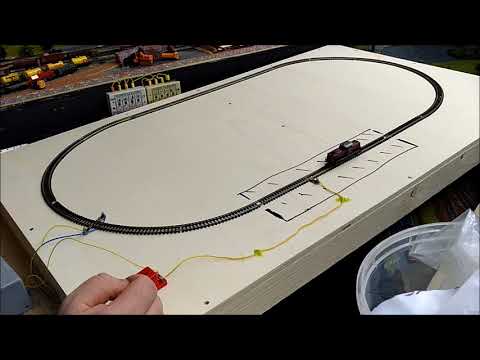 #3 analoge Modelleisenbahn - bremsen und anfahren