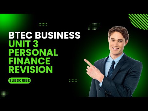 BTEC Business Unit 3 personal finance revision