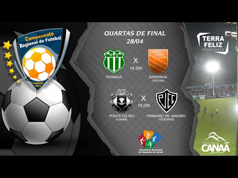 Campeonato Regional de Futebol de Canaã - Quartas de final -28/04/2024