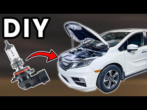 DIY 2018-2023 Honda Odyssey Headlight Bulb Replacement | How To Replace Honda Odyssey Bulbs