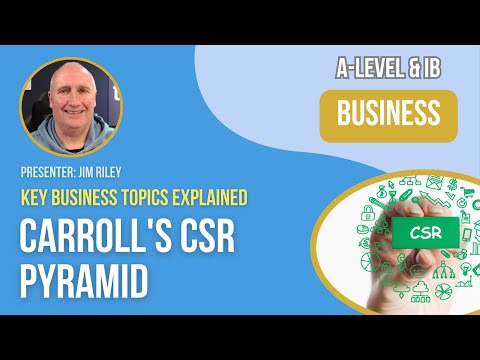 Carroll's Corporate Social Responsibility (CSR) Pyramid | A-Level & IB Business