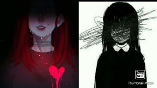 new sad and broken 💔 cartoon+anime girl DPZ and wallpaper collection #1for Facebook and cover pic