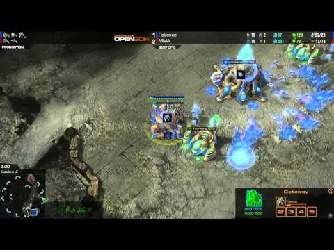 SC2 Patience vs MMA Game 4 Losers Bracket Round 1 DreamHack Open Winter 2014