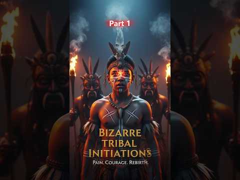 Bizzare TRIBAL INITIATION You Must See To Believe (Part 1) ???????????????? #history #initiation #shorts