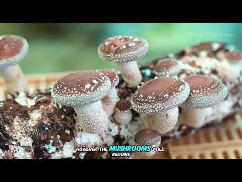 How Japan Harvests Millions of Shiitake Mushrooms in the Forest–Amazing Mountain Mushroom Farming!