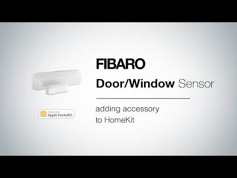 Добавление датчика открытия двери/окна FIBARO Door/Window Sensor в HomeKit