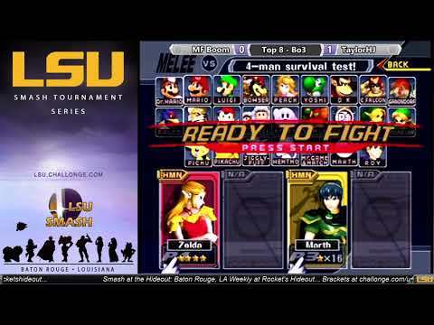 Smash at the Hideout 44 - MF Boom (Sheik) vs TaylorHJ (Marth)