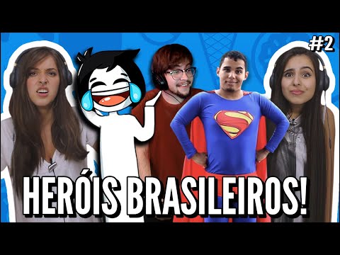 JOVENS REAGEM A SAIKO - OS SUPER HERÓIS BRASILEIROS SÃO OS MELHORES