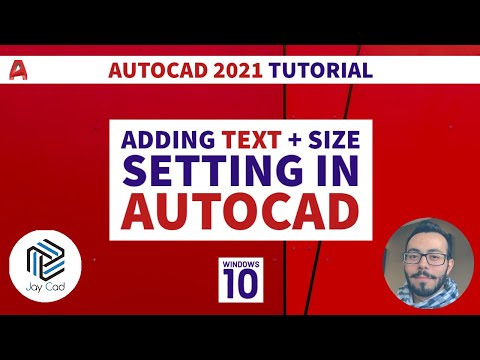 Autocad Text Tutorial | How To Add Text in Autocad 2021