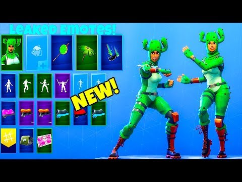 Download New Leaked Fortnite Emotes Skins Frozen Skins - leaked emotes with new cactus skin fortnite battle royale