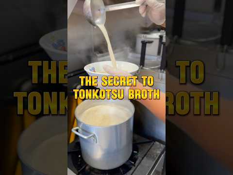 WHAT’S THE SECRET TO TONKOTSU BROTH 🍜? #westchestercounty #ramen #foodies