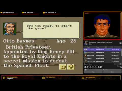 Uncharted Waters: New Horizons; Former WR Speed Run, Otto Baynes (2:05:50)