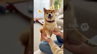 かまってほしい柴犬！
