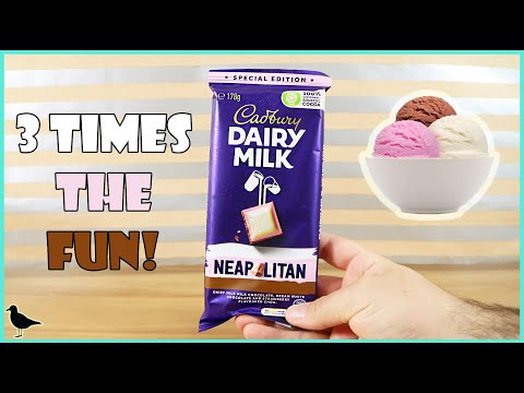 Special Edition Cadbury Dairy Milk Neapolitan Chocolate Food Review! | Birdew Reviews