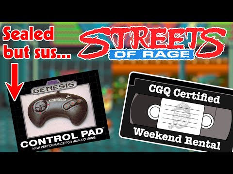 Weekend Rental Ep. 24 - Streets of Rage with a SEALED NOS Genesis Controller | CGQ+
