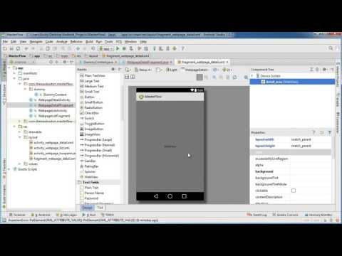 Android App Development Lesson   32   Master Detail Flow Example