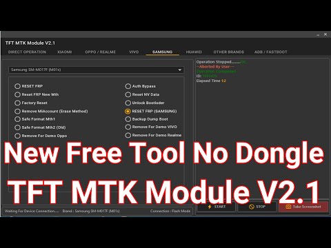 TFT MTK Module V2.1 No Need Activation or Dongle | New free, Add Direct frp Reset, BootLoader unlock