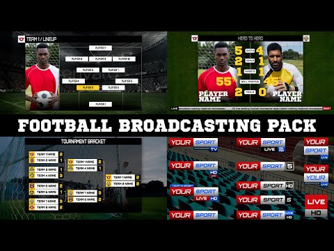 Football Soccer Broadcast Pack After effects template