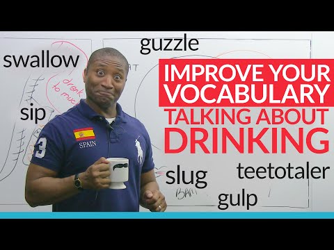 提升你的詞彙！最常見的飲用水名詞，動詞和形容詞 (Improve Your Vocabulary! The most common drinking nouns, verbs, and adjectives)