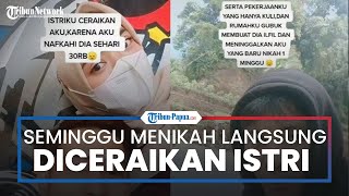 Viral Curhatan Seorang Pria di Tiktok, Diceraikan Istrinya Seminggu setelah Menikah Gara-gara Ini